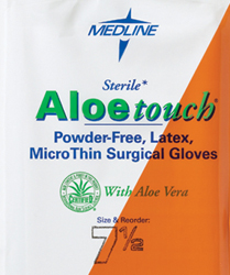Medline Aloetouch Microthin Surgical Gloves